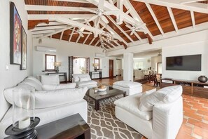 TV, DVD player - Villa La Hacienda (Les Terres Basses)