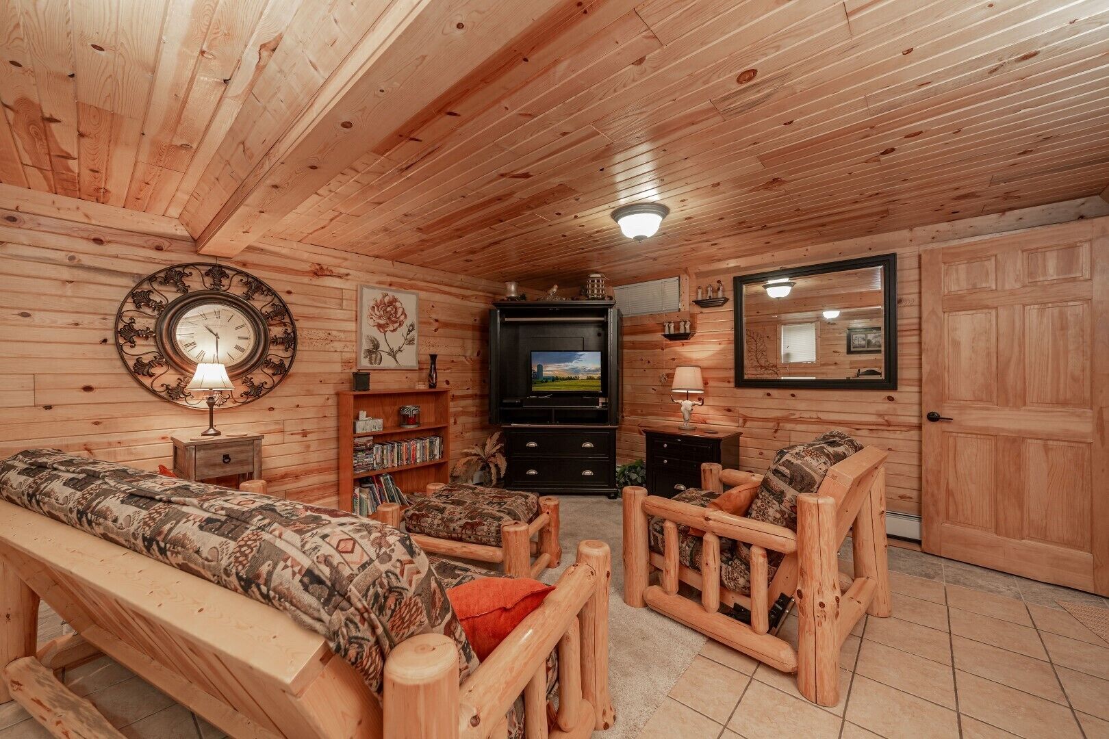 Lake home getaway with private beach  on Lake Fremont.  45 min. to Minneapolis! 