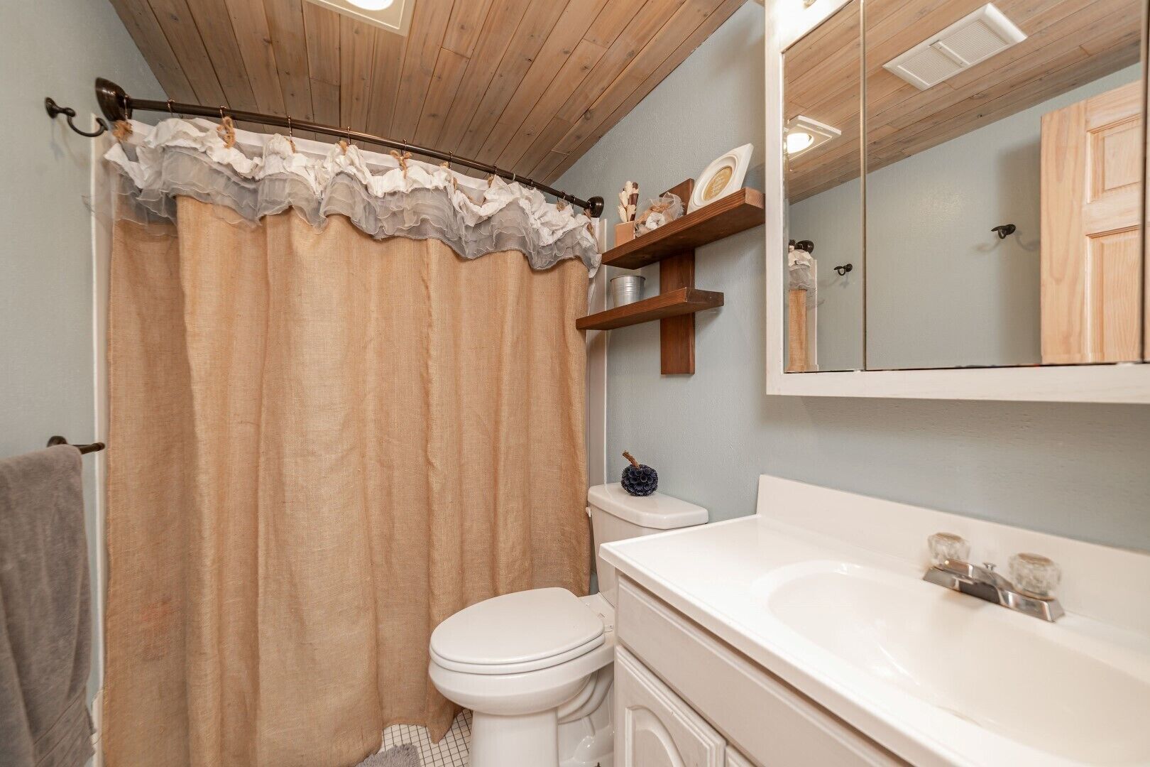 Lake home getaway with private beach  on Lake Fremont.  45 min. to Minneapolis! 