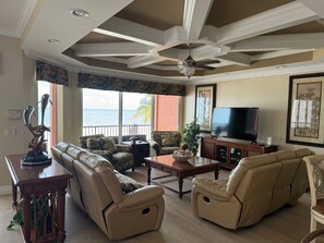 Smart TV, lettore DVD, tavolo da ping pong