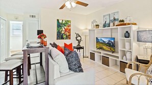 Condo, 1 Queen Bed (Stewart Apts 4) | Living room - Stewart Apts 4 (Jacksonville Beach)