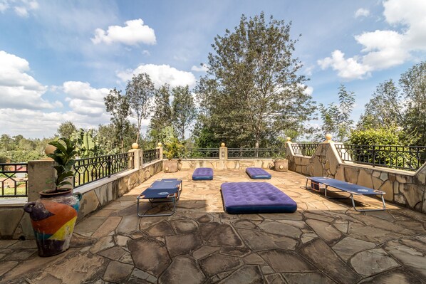 Terrace/patio - Azima Wellness Retreat Center-Master Ensuite. (Ngong)