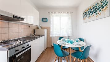 Apartment (A5) | Private kitchen | Fridge, stovetop, espresso maker, coffee/tea maker