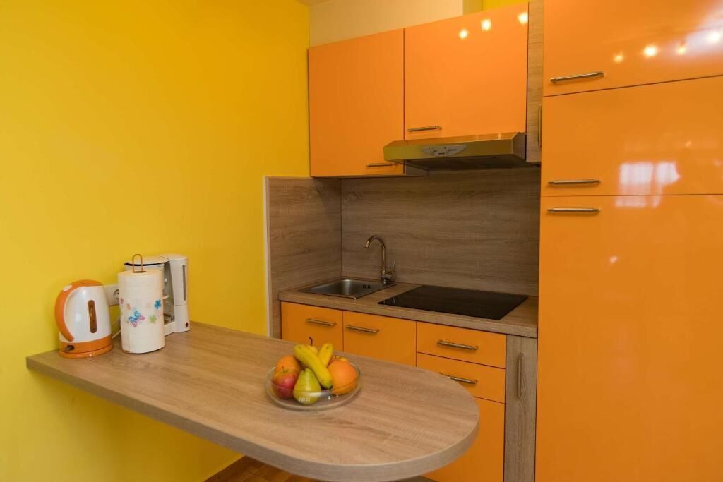 Apartment (A5) | Private kitchen | Fridge, stovetop, espresso maker, electric kettle