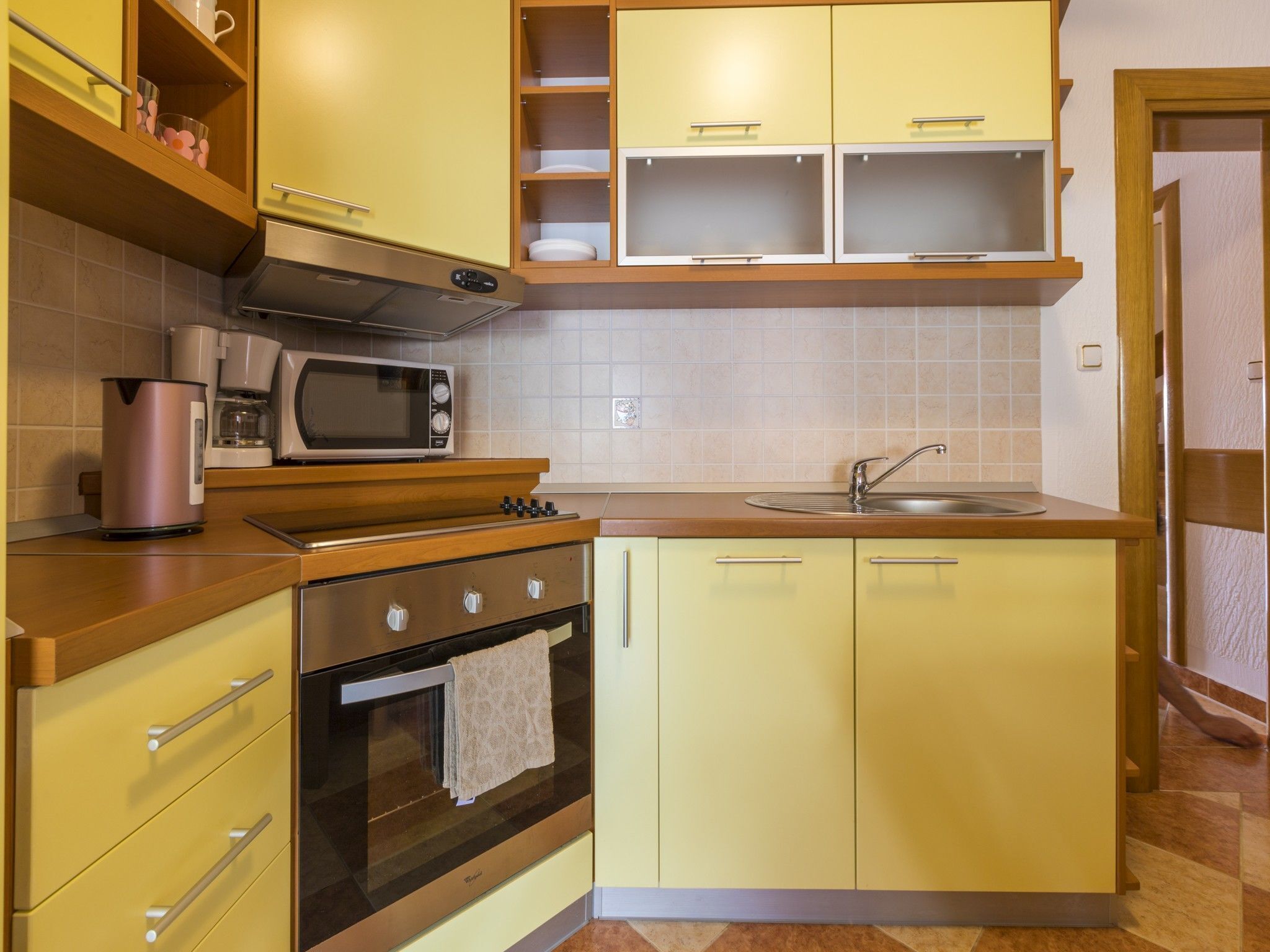 Cuisine privée | Réfrigérateur, four à micro-ondes, un four, surface de cuisson