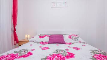 Een strijkplank/strijkijzer, gratis wifi