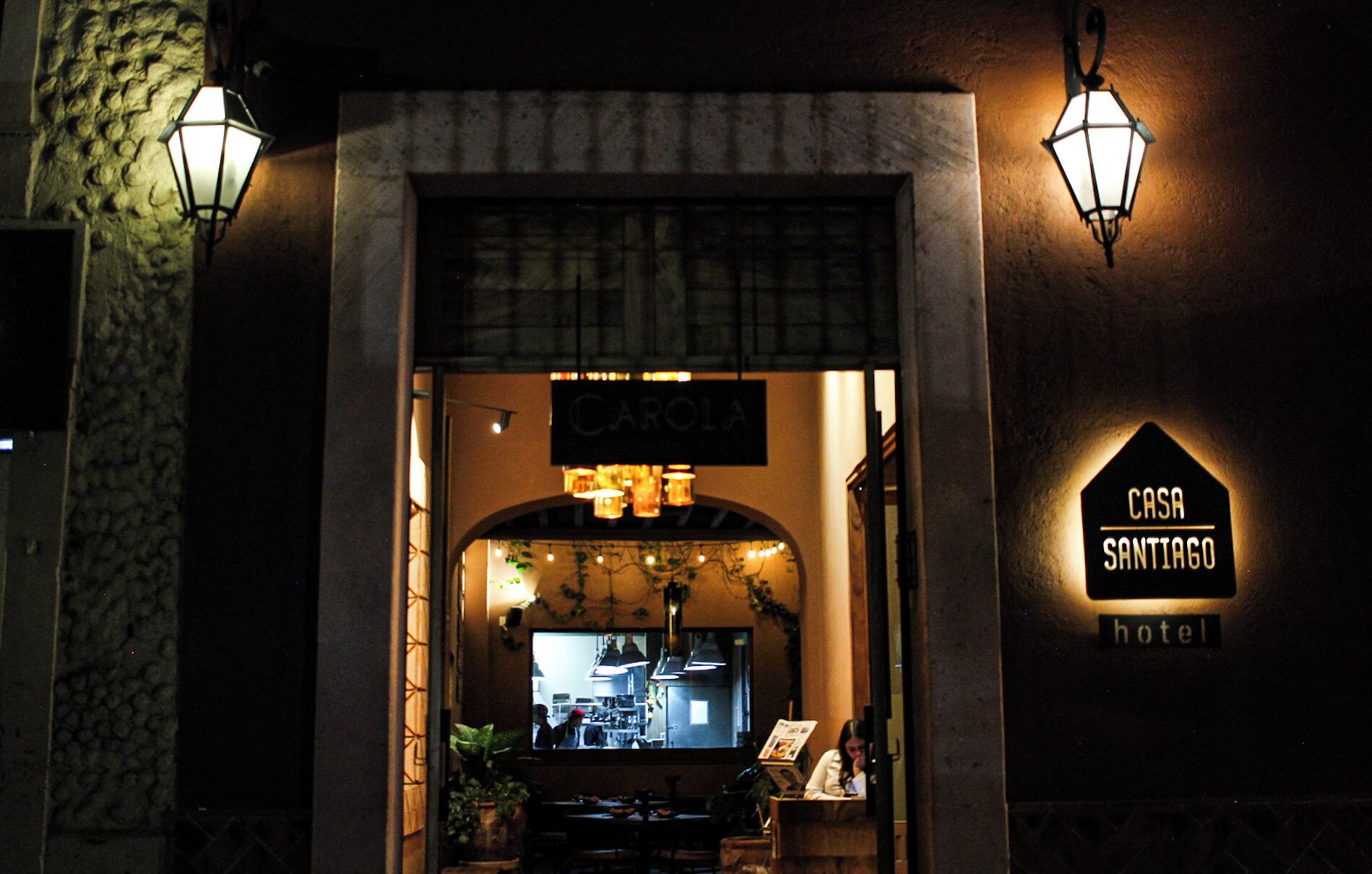 Majoituspaikan julkisivu