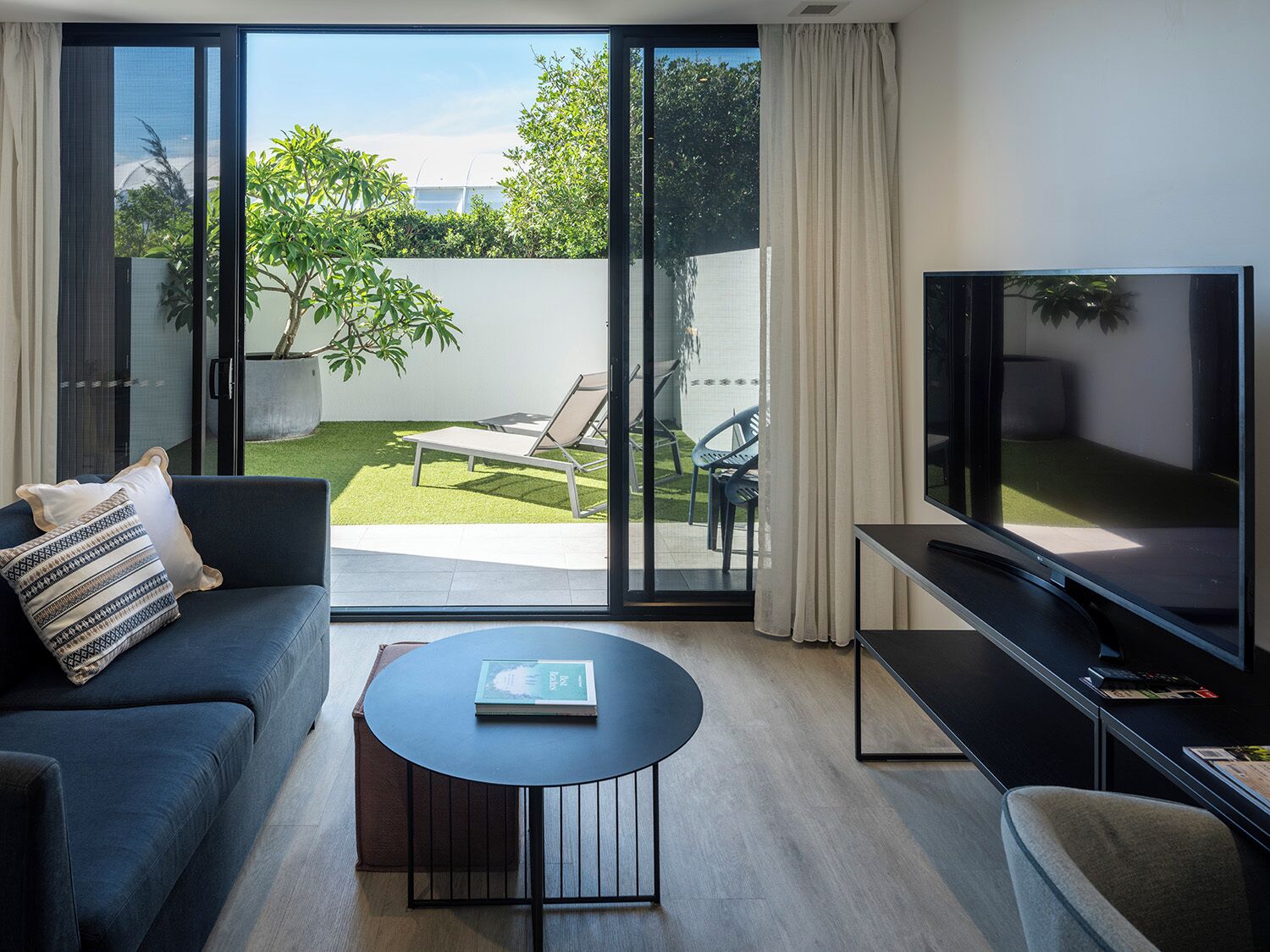 One Bedroom Pet Friendly | Living area | LCD TV