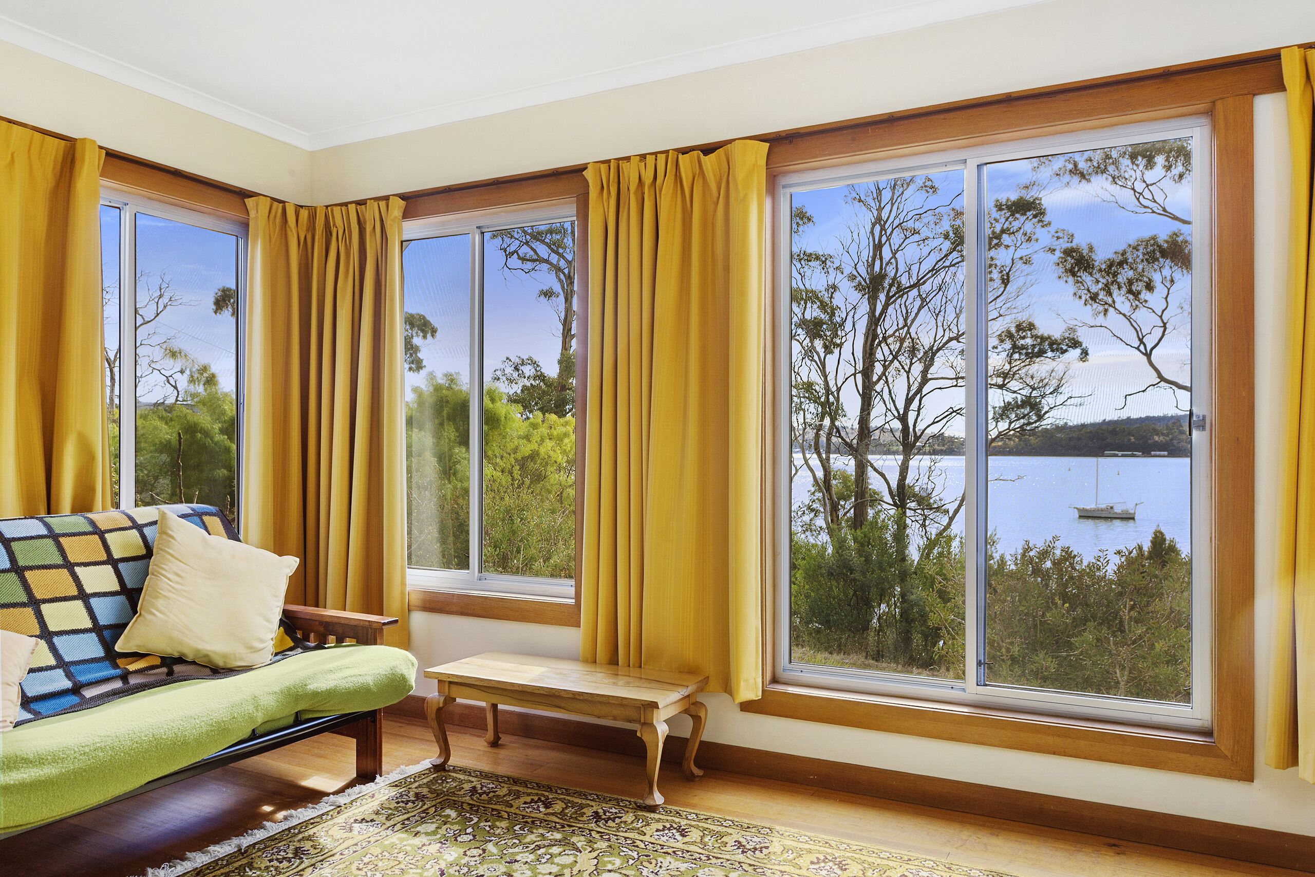 Sunroom looking out to Spring Bay