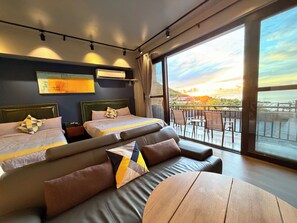 Camera Luxury, vista oceano | Minibar, una cassaforte in camera, tende oscuranti, insonorizzazione