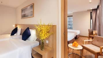 Chambre Quadruple Familiale | Minibar, coffres-forts dans les chambres, décoration personnalisée