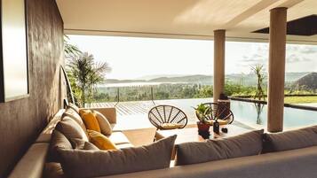 Exclusive Villa, 5 Bedrooms, Private Pool, Ocean View | Terrace/patio