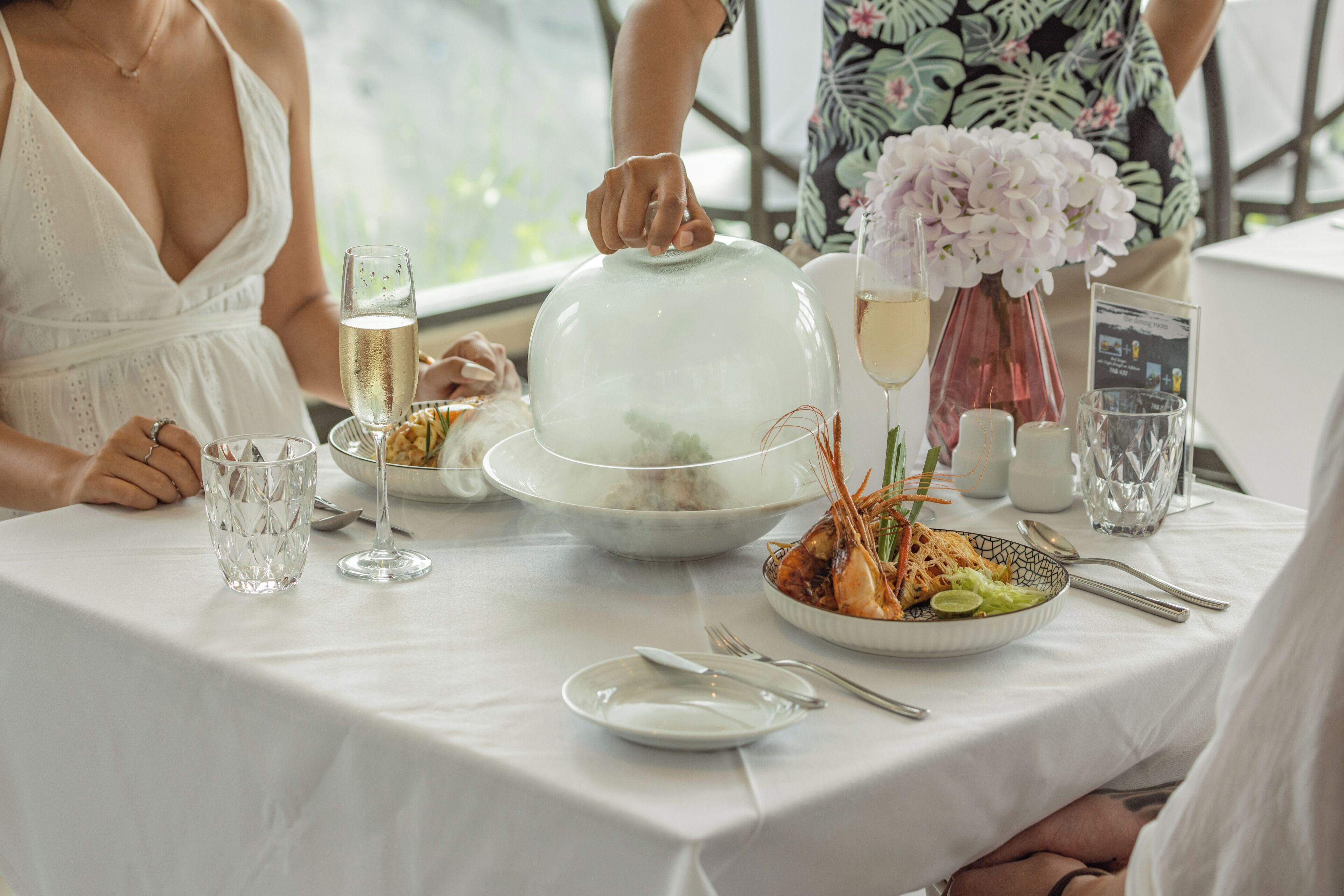 breakfast, lunch, dinner served; local and international cuisine