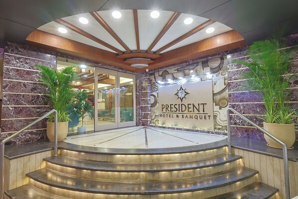 Entrée de l’hébergement