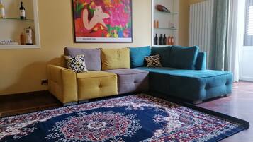 Coin salon dans le hall