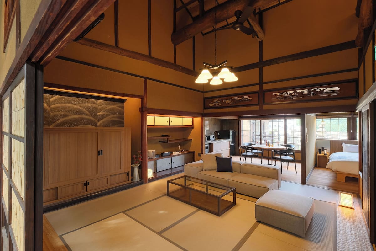 Chambre Deluxe, non-fumeurs, cuisine (KAI 2nd floor/cypress bath & Terrace) | Décoration personnalisée, ameublement personnalisé, Wi-Fi gratuit