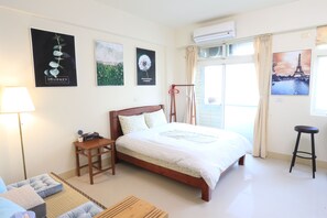 日式庭園雙人房 | 高級寢具、羽絨被、記憶床墊、迷你吧