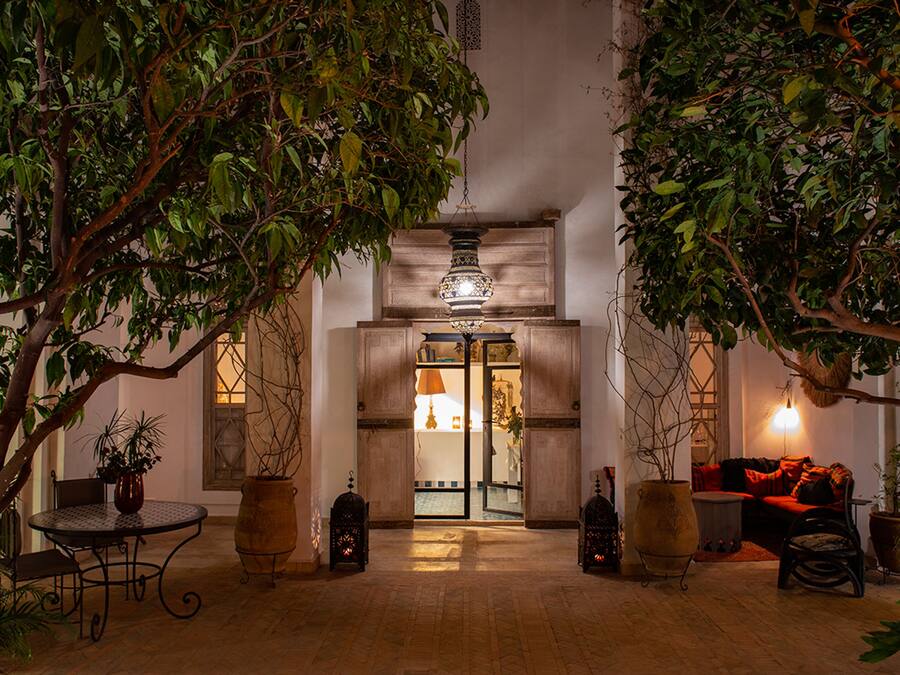 Front of property – evening/night