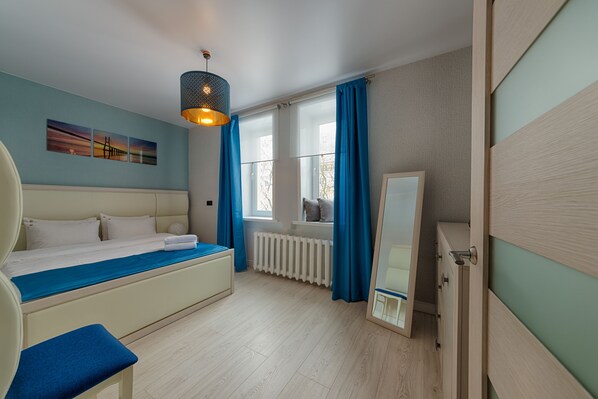 Appartement Deluxe | Fer et planche Ă repasser, Wi-Fi gratuit, draps fournis