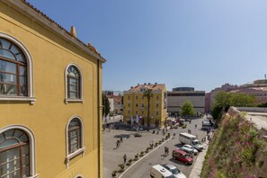 Byutsikt fra overnattingsstedet