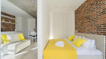 2 chambres, literie de qualité supérieure, fer et planche à repasser