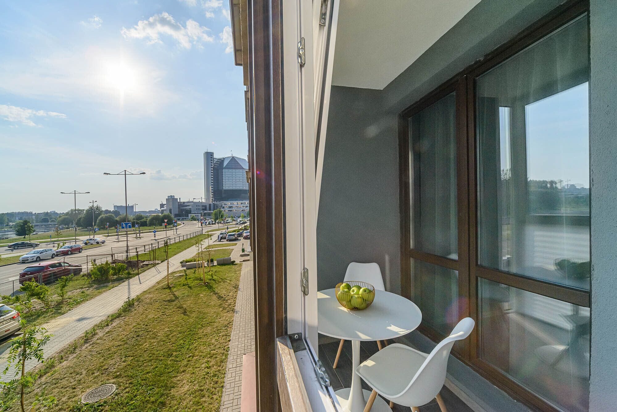 Studio trung tâm thành phố | Bộ đồ giường cao cấp, bàn ủi/dụng cụ ủi quần áo 