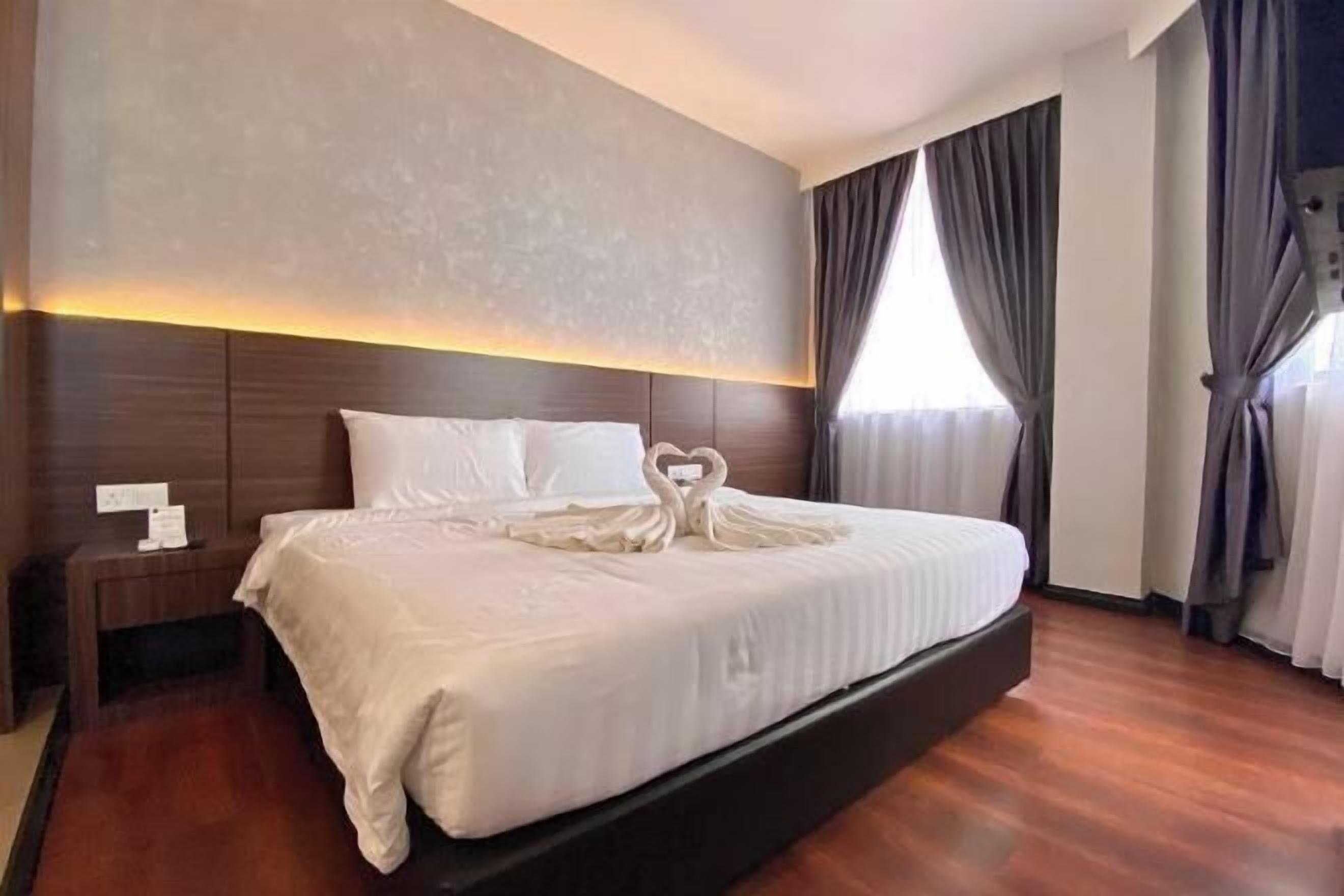 In-room safe, desk, laptop workspace, iron/ironing board