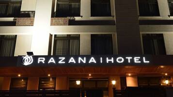 Front of property – evening/night