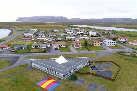 Aerial view. Kópasker Guesthouse