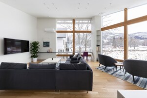 Smart TV, chimenea, Netflix, servicios de streaming