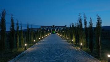 Front of property - evening/night