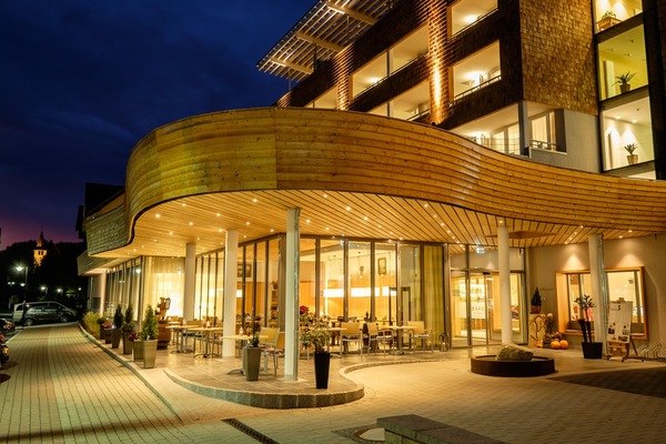 Façana frontal de l'allotjament