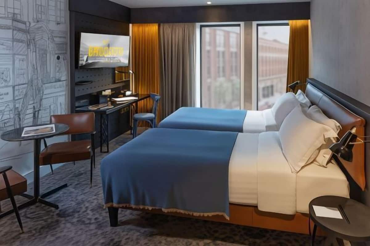 1 slaapkamer, een kluis op de kamer, individueel gedecoreerd