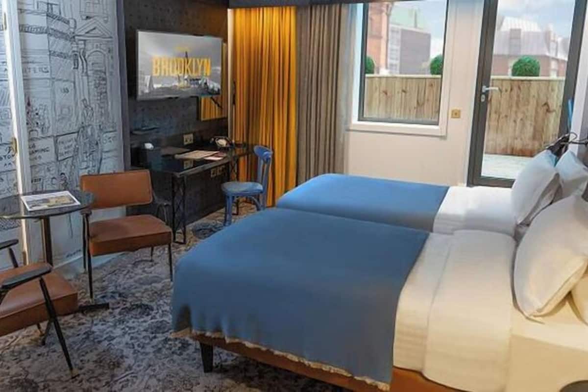 1 slaapkamer, een kluis op de kamer, individueel gedecoreerd