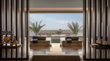 Behandlingsrum til par, sauna, dampbad, hot stone-massage, thai-massage