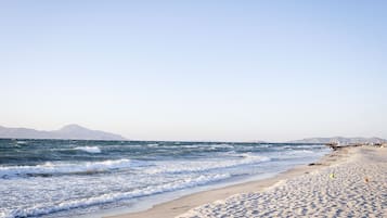 Uitzicht op strand/zee