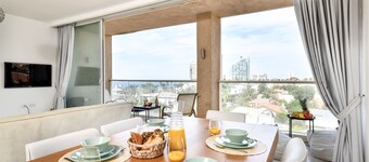 Modern Gem with Stunning Balcony by Sea N Rent