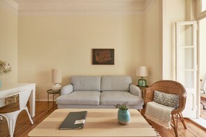 Apartment, 4 Bedrooms | Living room | Flat-screen TV - Renovated Spacious Baixa Apartment, By TimeCooler (Lisbon)