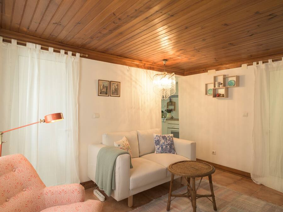 Apartment, 1 Bedroom | Living room | Flat-screen TV