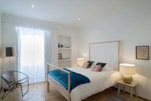 Appartement, 2 slaapkamers | 2 slaapkamers, babybedden, gratis wifi, beddengoed