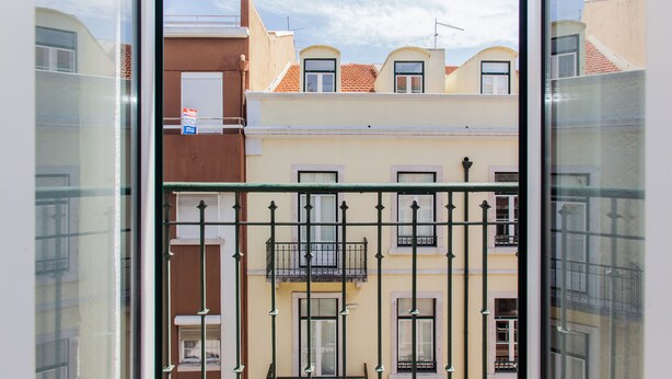 Pemandangan balkon