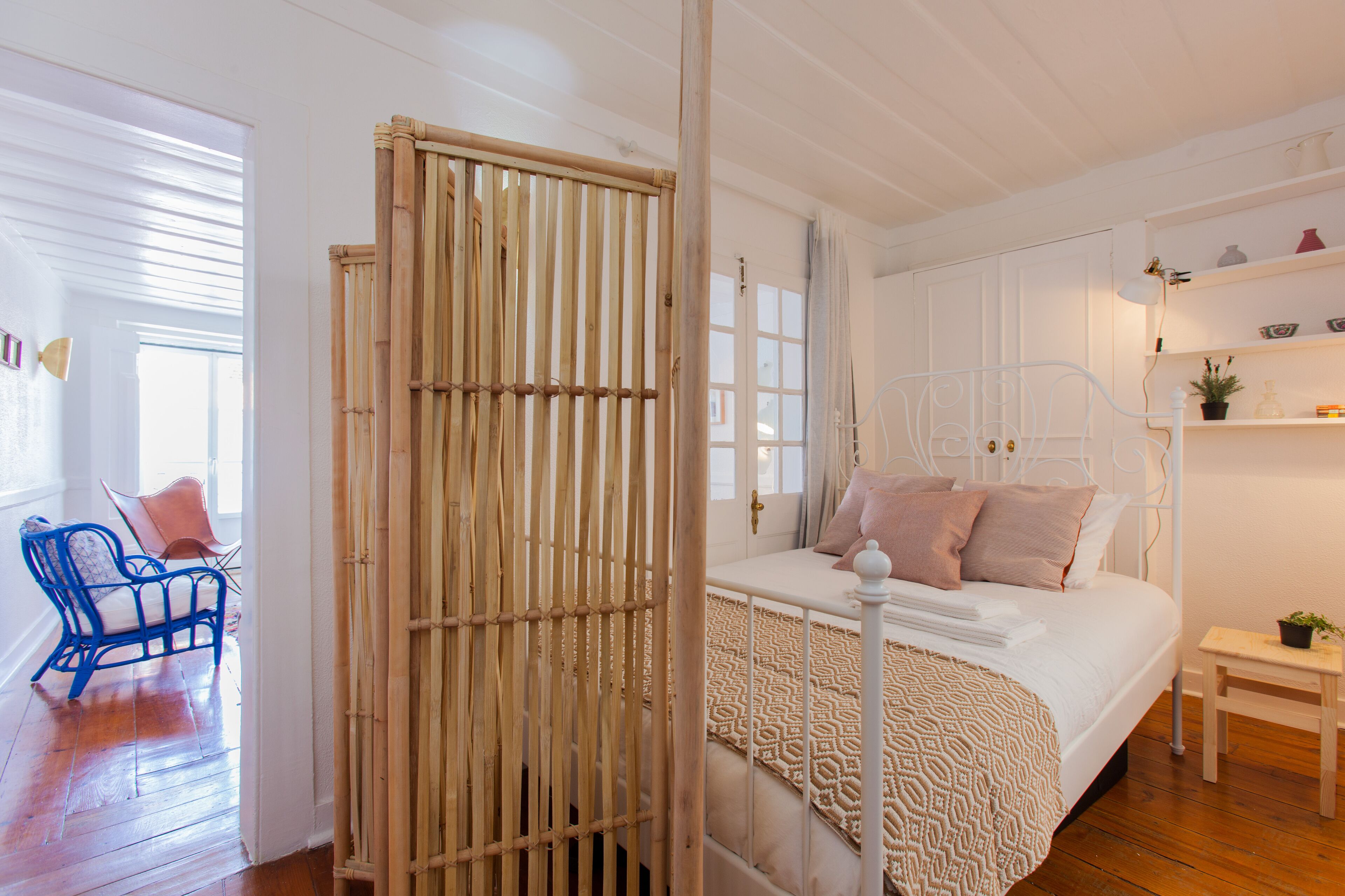 Appartement, 1 slaapkamer | 1 slaapkamer, een strijkplank/strijkijzer, babybedden, gratis wifi