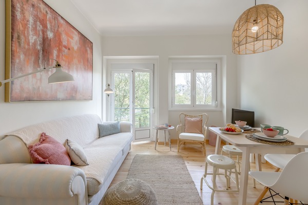 Apartment, 2 Bedrooms | Living room | Flat-screen TV
