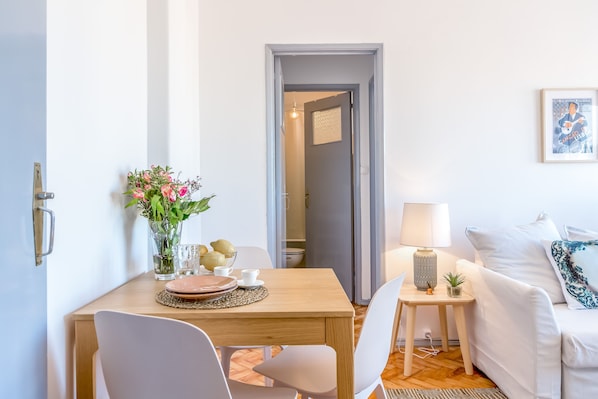 Apartment, 1 Bedroom | Living area | Flat-screen TV - Renovated Sunny Apartment with Balcony, By TimeCooler (Lisbon)