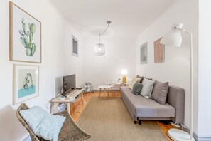 Apartment, 3 Bedrooms | Living area | Flat-screen TV - Alfama Spacious and Central Apartment, By TimeCooler (Lisbon)