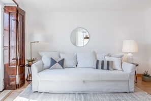 Appartement, 1 chambre | Coin séjour
