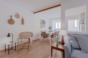 Apartment, 3 Bedrooms | Living area | Flat-screen TV - Bright & Spacious W/ Orange Tree Patio Apartment by TimeCooler (Lisbon)