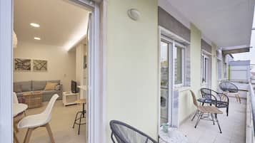 Appartement, 2 chambres, balcon | Terrasse/Patio