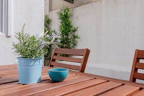 Appartement, 2 chambres, patio | Terrasse/patio