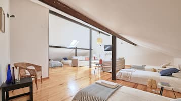 Apartment, 3 Bedrooms, Patio | Living area | Flat-screen TV
